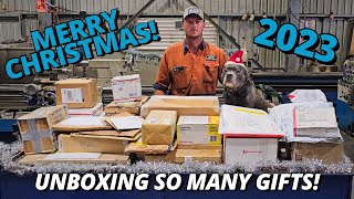 Opening &amp; Unboxing Fan Mail! | Merry Christmas 2023 🎄