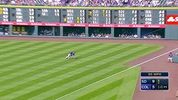 SD@COL: Kemp snares a line drive to end the inning