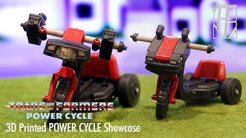Transformers 3D Printed Power Cycle Video Showcase
