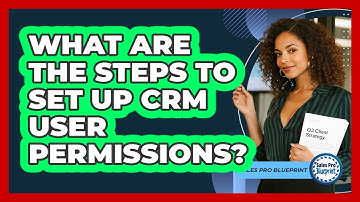 What Are The Steps To Set Up CRM User Permissions?