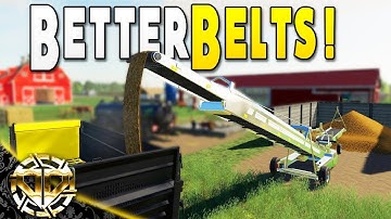 BETTER BELTS : TURBO CONVEYOR, MANURE, AND SLURRY SPREADERS  - Farming Simulator 19 Gameplay - EP 15