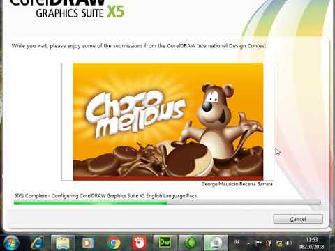 Cara instal Aplikasi CorelDraw X5