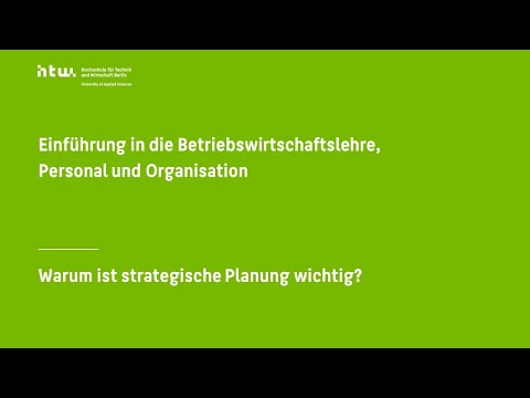 Video: Warum ist strategische Planung ein Prozess?