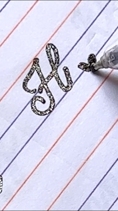 H  ❤️ || Comment your name..|| #viral short #cursive #cursive-handwriting #viralshorts #shorts