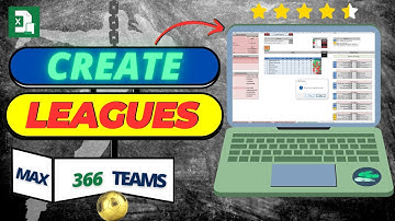 ⚽ How to Create and Simulate your Own Custom League | Excel Tutorial