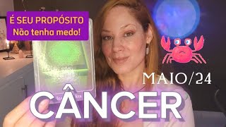 CÂNCER ♋️ MAIO/24 || A SUA FELICIDADE ESTÁ ALÉM DO HORIZONTE! É SEU PROPÓSITO! 🙏🏻🌷✨️✈️🌈