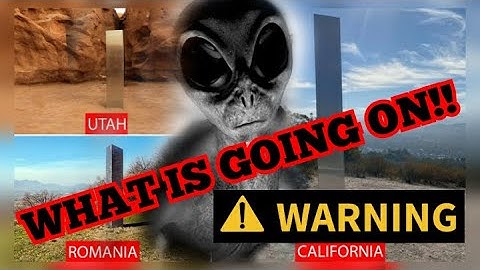 MONOLITHS AROUND THE WORLD - WHAT IS GOING ON?