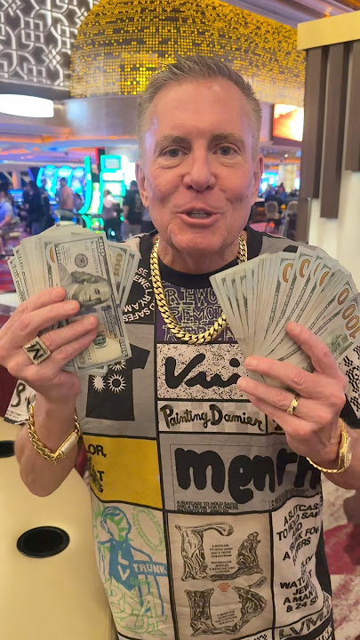 $6,000 Birthday Gift! #blackjack #casino #gamble