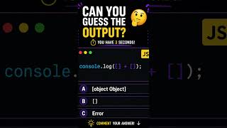 Can You Guess The Output? 🤯