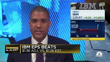 IBM misses on revenue, beats on EPS and margins