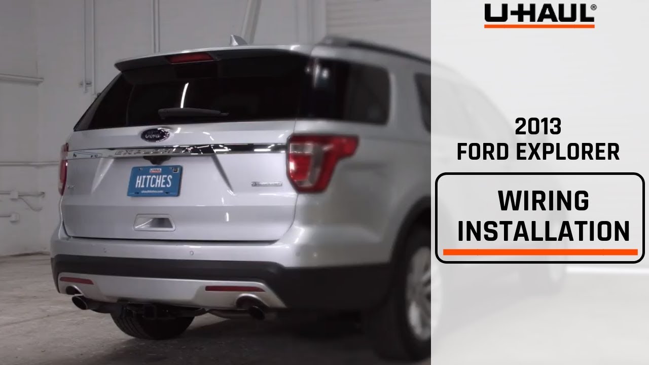 2013 Ford Explorer 7 Way Wiring Harness Installation - YouTube