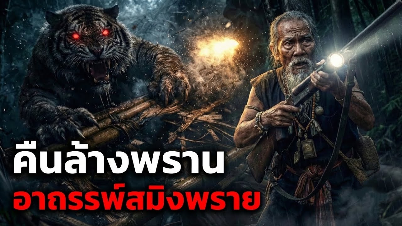 ตำนานปู่เจ้าสมิงพราย | สัจจะพราน ปะทะ วิญญาณร้ายกลางดงพญาไฟ #ป่าอาถรรพ์ #เสือสมิง
