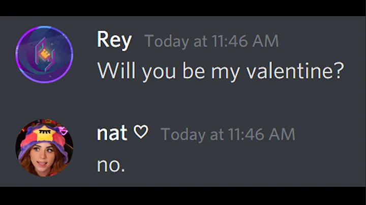 I asked Nat to be my Valentine for this...
