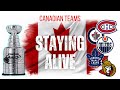 STAYING ALIVE! NHL Canadian Playoff Teams Report.