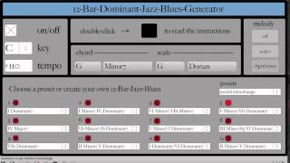 12 Bar Jazz Blues Generator - Akingsmercury