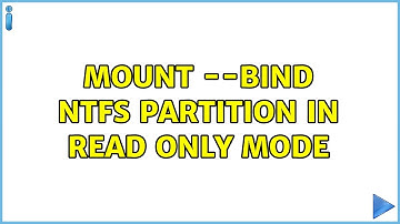 mount --bind NTFS partition in read only mode (2 Solutions!!)