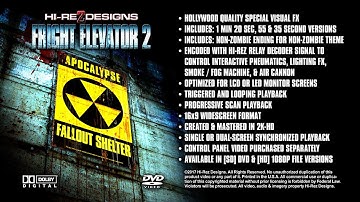 FRIGHT ELEVATOR 2: APOCALYPSE FALLOUT SHELTER - DEMO / SAMPLE - NEW FOR 2017