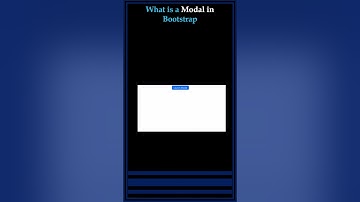 What is a Modal in Bootstrap?