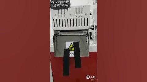 Automatic hot plastic elastic belt polyester rope nylon webbing tube hot cutting machine