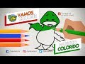 NOVO! Vamos colorir com o Patinho Colorido, Bento e Totó (Vídeos Educativos)