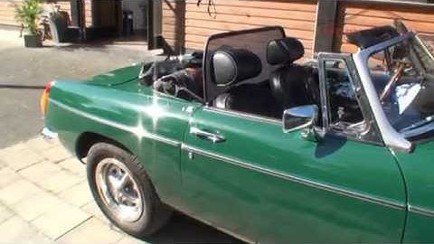 Windschott für Rover BMC  MGB Roadster  www.windschott.de