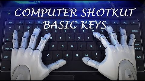 KEYBOARD SHORTCUT KEYS WINDOWS 7 , 8 , 8.1 and 10 / Tutorial 1 (2020)