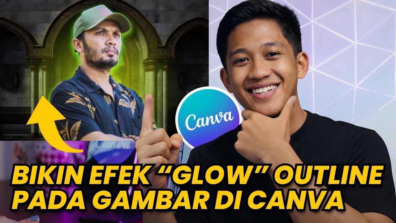 Cara Membuat Efek "Glow" Outline Pada Gambar di Canva - YouTube