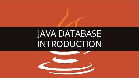 Introduction to Java Database | Edureka