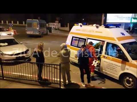 Accident rutier pe bulevardul Alexandru Lăpușneanu din Constanța. Un microbuz maxi-taxi, implicat.