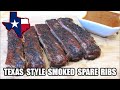 TEXAS Style Smoked Spare Ribs - The Wolfe Pit