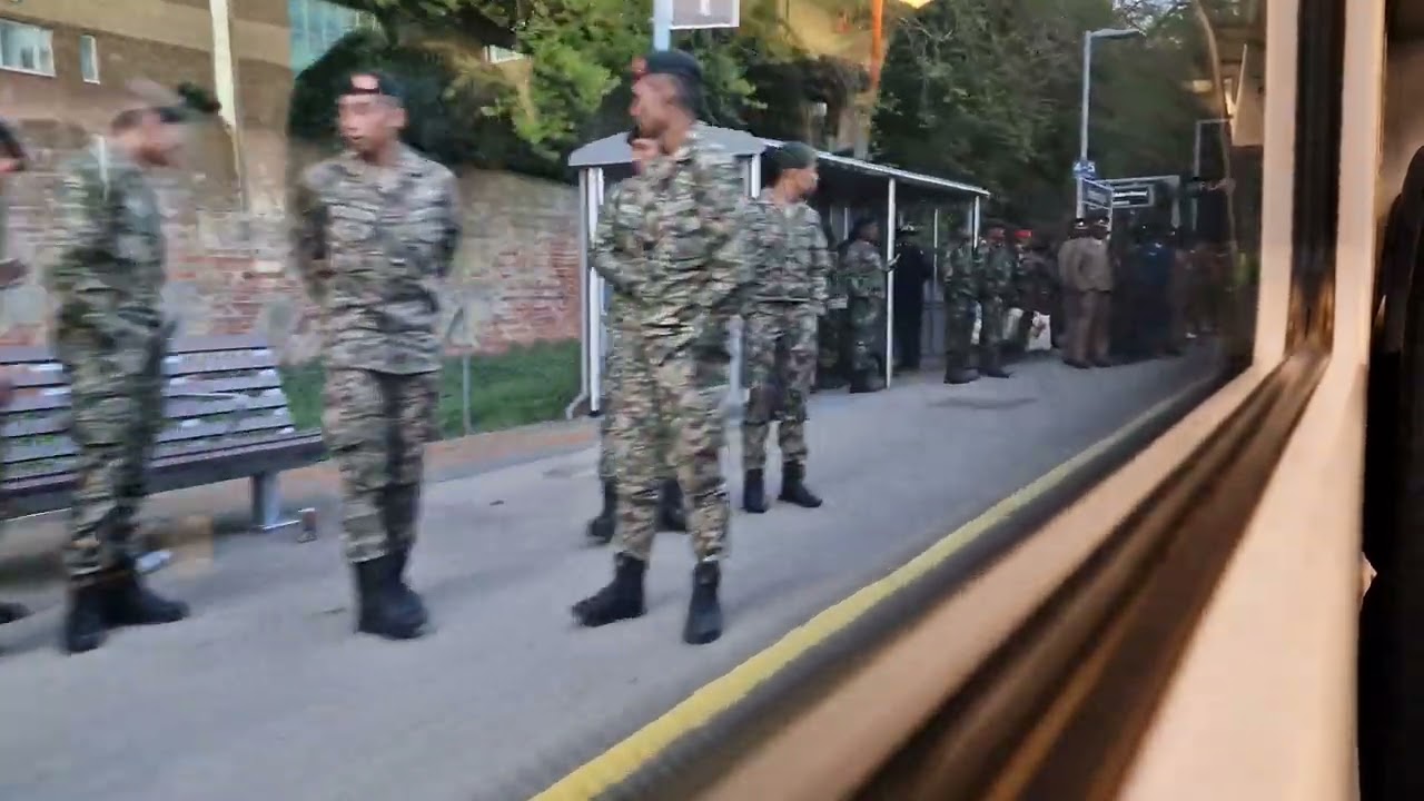Farnborough Station - Kings Coronation Preparations