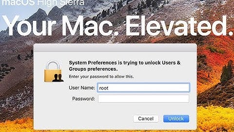 Mac OS High Sierra 