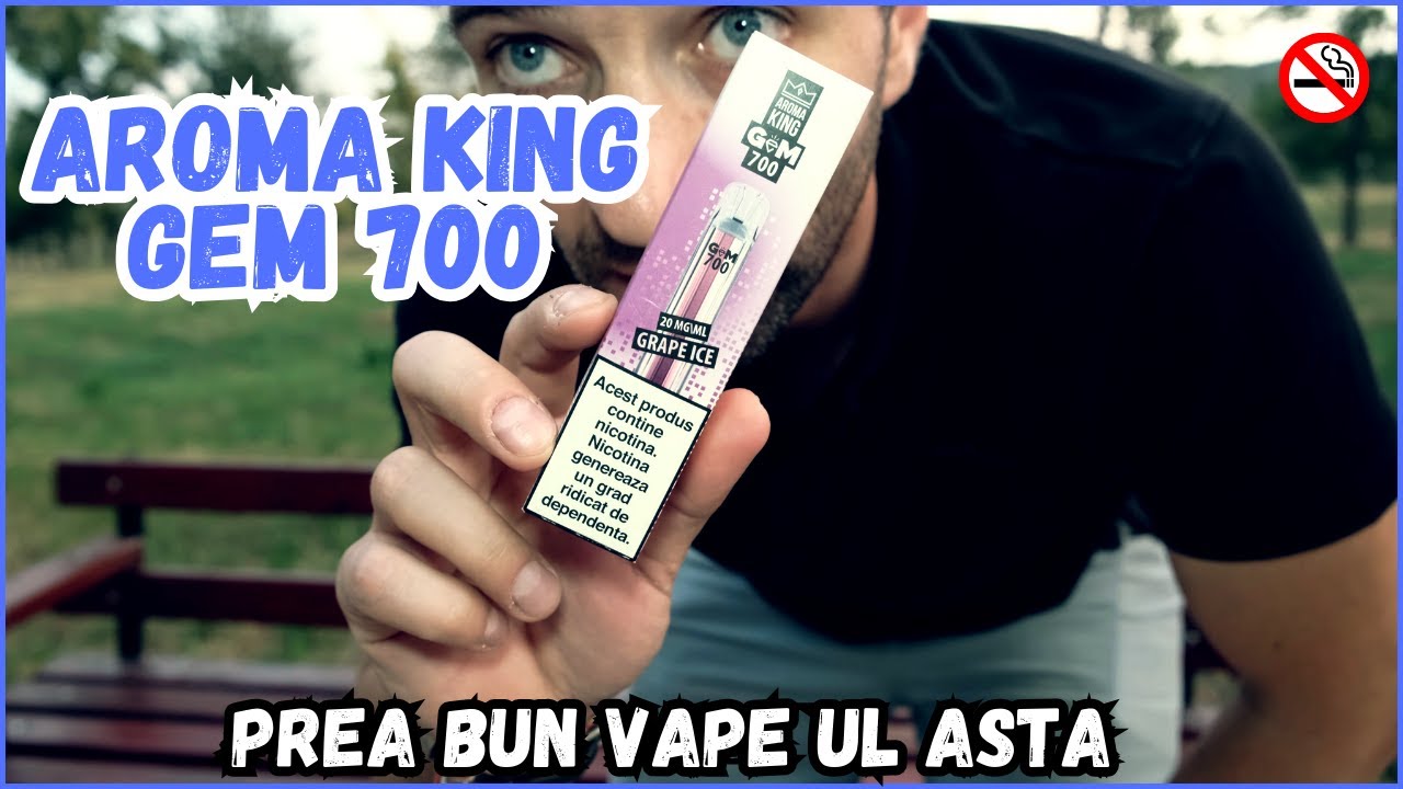 Un Vape Foarte Bun Care E Copia La CRYSTAL - AROMA KING GEM 700 GRAPE ICE / REVEU