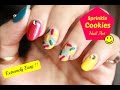 Sprinkle Cookies Nail Art Tutorial