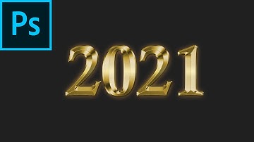 Gold Text Effect in Photoshop, Simple and Easy!