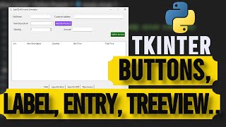 Famous Python GUI Widgets Explained: Buttons, Labels, Entry, Treeview, Combobox, and More Wealth