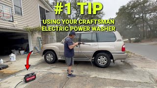 The Secret to Maximizing Your Craftsman Electric Pressure Washer's Performance!