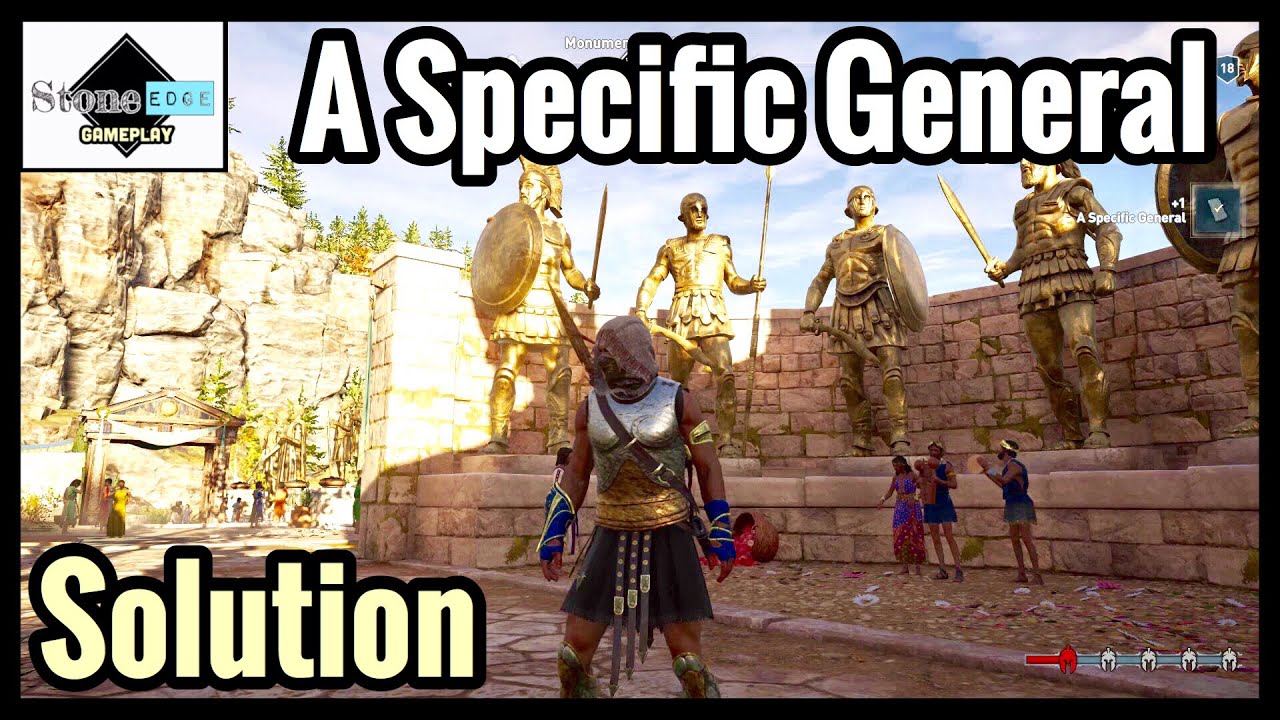 Assassin's Creed Odyssey - A SPECIFIC GENERAL Guide / Solution / Location  [Ainigmata Ostraka]