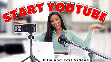 How To Film and Edit Your First Youtube Video | Youtube Starter Kit 2023 | Equipments & Resources