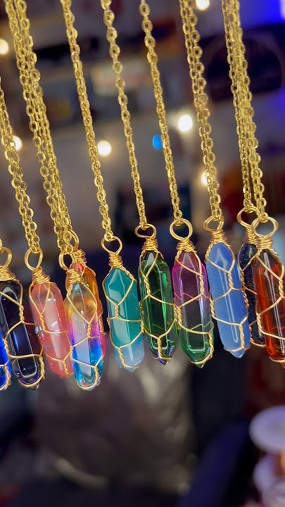 $9.75 Crystal Necklace www.crystalinemars.com#shortsfeed #crystals #spirituality #crystalsdotcom