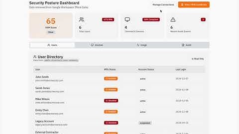 TRiMRisk Connect – Google OAuth Verification Demonstration