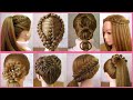 8 beautiful cute hairstyles for girls  trendy hairstyles  hair style girl  tuto coiffures faciles