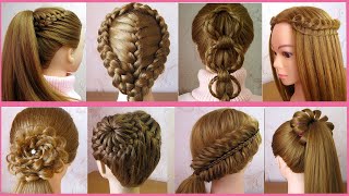 8 Beautiful Cute Hairstyles for girls | Trendy Hairstyles | Hair Style Girl | Tuto coiffures faciles