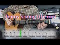 Jenny&#39;s song theme (with tab)