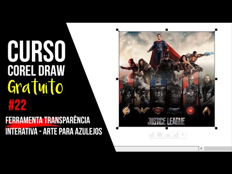 Curso de Corel Draw Para Iniciantes - Aula 22 Arte para Azulejos Fusão de Imagens no Corel Draw