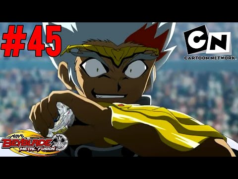 Beyblade Metal Fusion E45 Eagles Counterattack Hindi Dub Cartoon Network 720p  Metal Saga S01