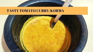 No Onion No Garlic Recipes- Tasty Tomato Curry/Korma