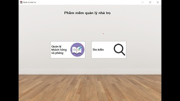 Quản lý nhà trọ C# Winform và SQL Server