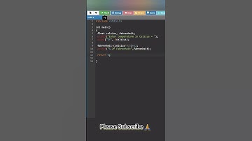 Program to convert celsius to fahrenheit in c #short #shorts #reels #viral #youtube