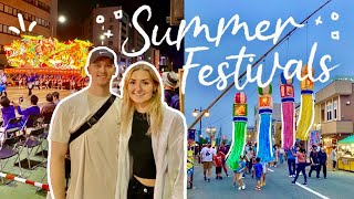 SUMMER FESTIVALS IN JAPAN! | Misawa Tanabata Festival, Aomori Nebuta Festival, and Visiting Home